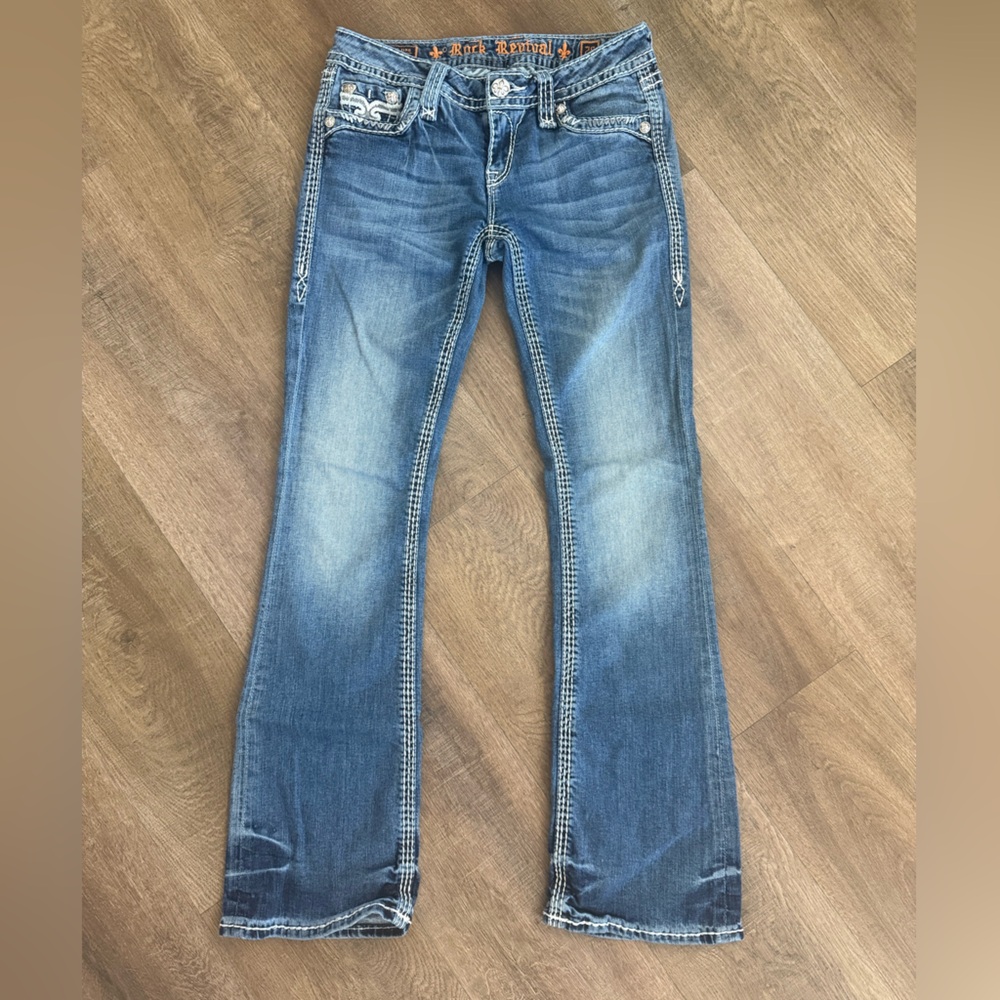 Rock Revival Blue Boot Cut Jeans